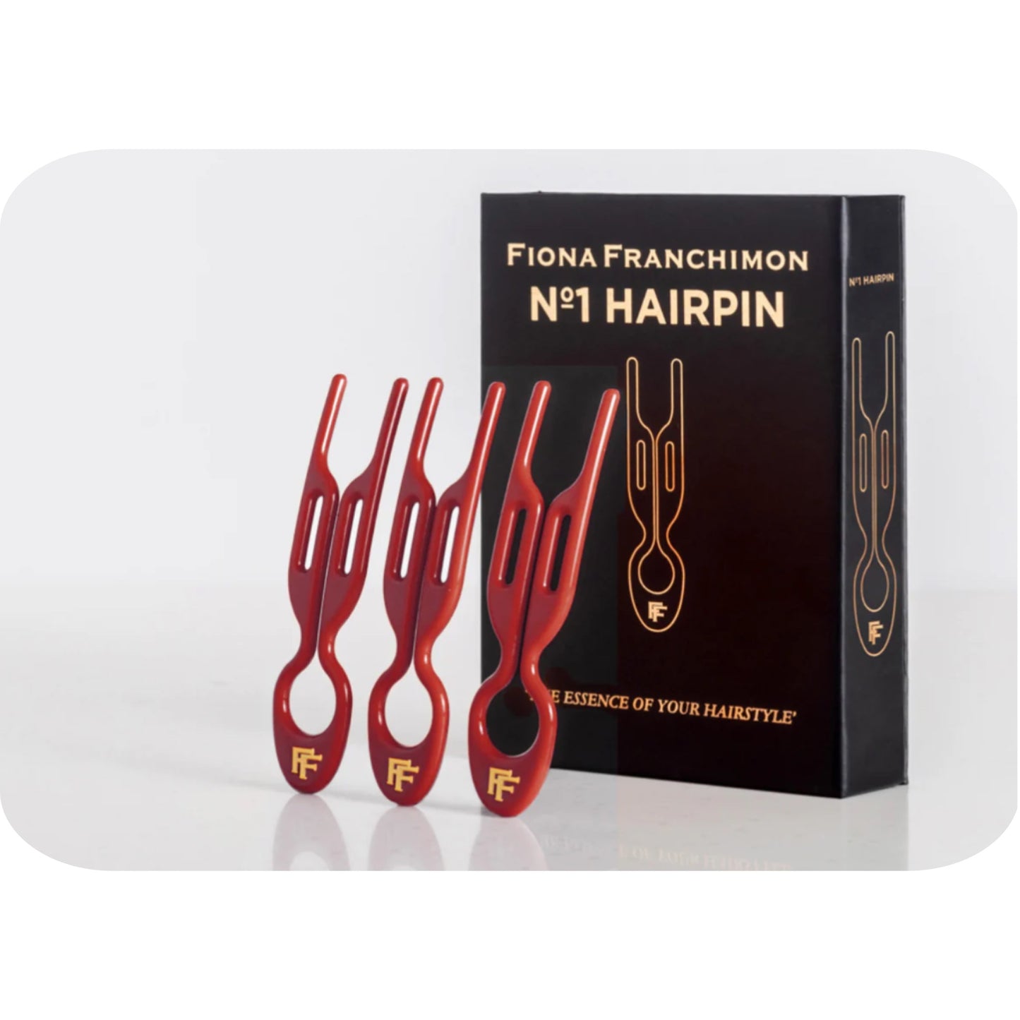 Nº 1 HAIRPIN | Ruby Red (3 per box)