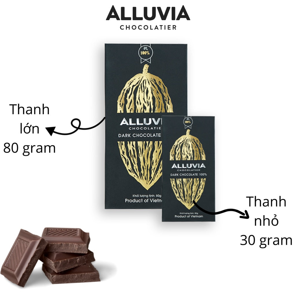 Alluvia 100% bitter dark chocolate, Extreme Dark Chocolate Sugar Free