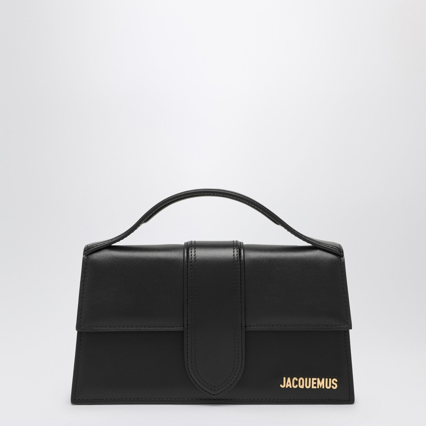 Jacquemus Jacquemus Le Grand Bambino Bag In Black Leather - Image 1