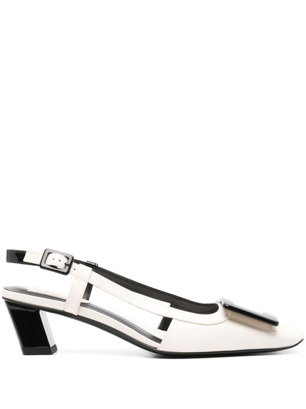 Roger Roger Vivier Belle Vivier Leather Slingbackポンプ - Image 1
