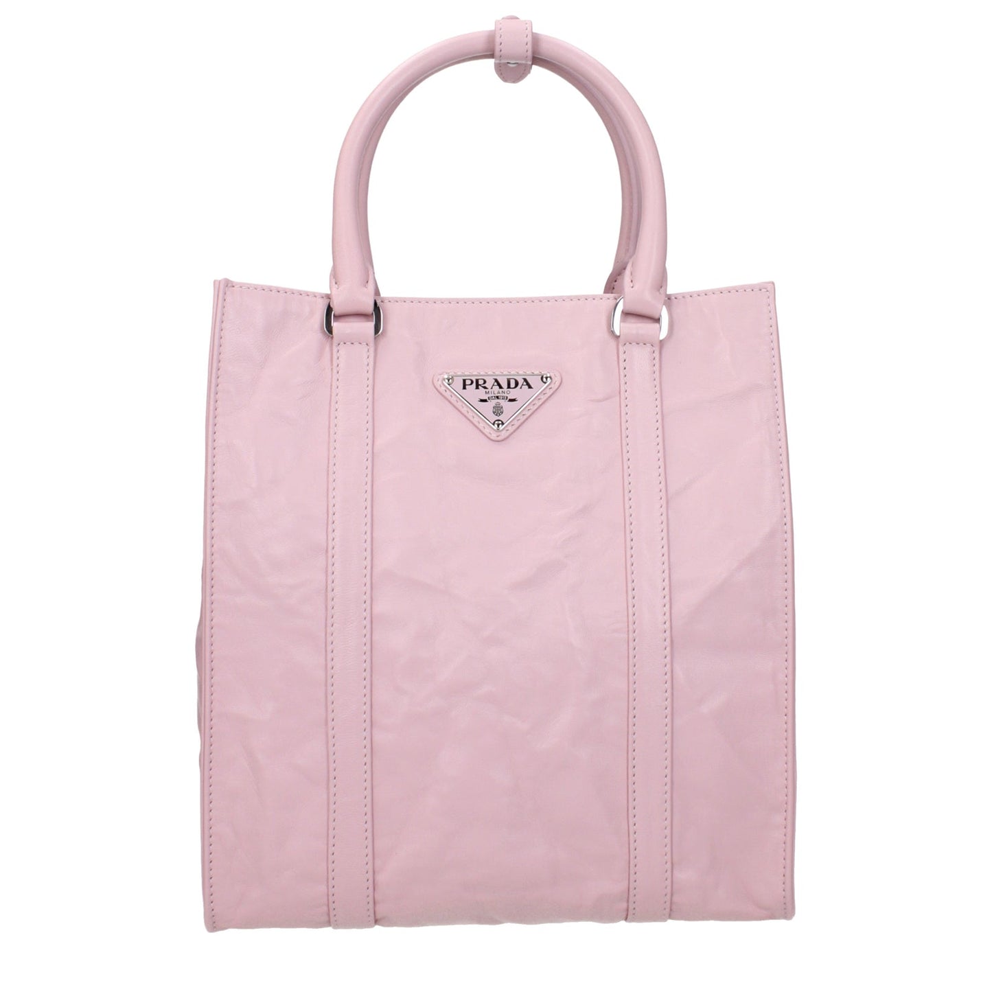 Prada プラダハンドバッグ女性ピンク/アラバスターレザー - Image 1
