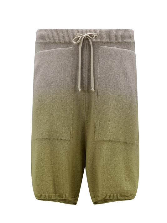 Moncler Moncler X Rick Owens Gradient Effect Cashmere Shorts - Image 1