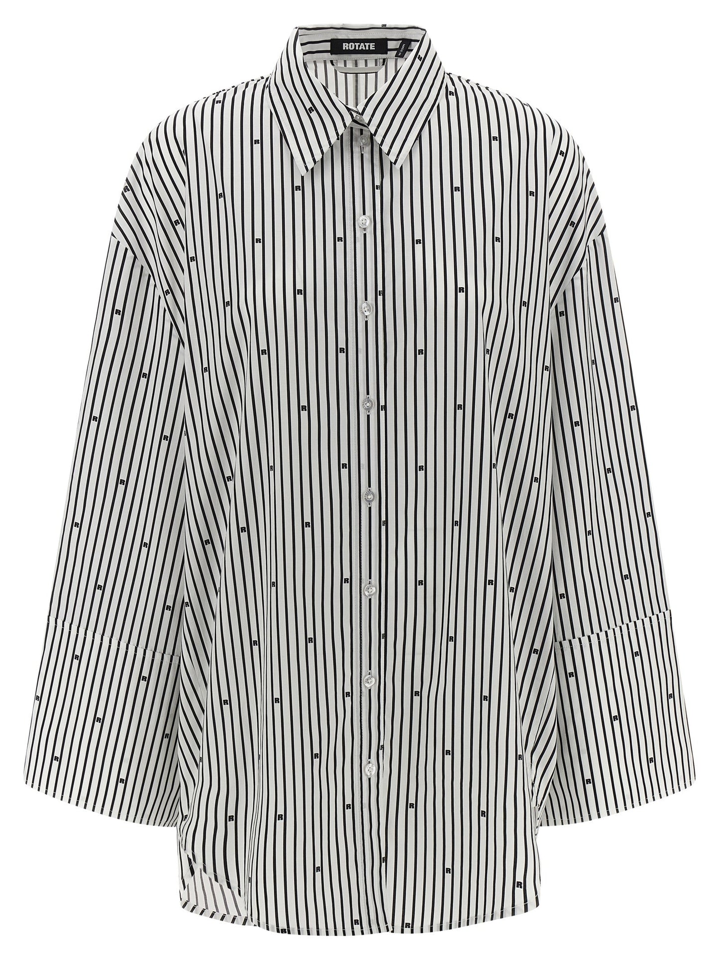 Rotate Rotate Birger Christensen「Poplin特大のストライプ」シャツ - Image 1