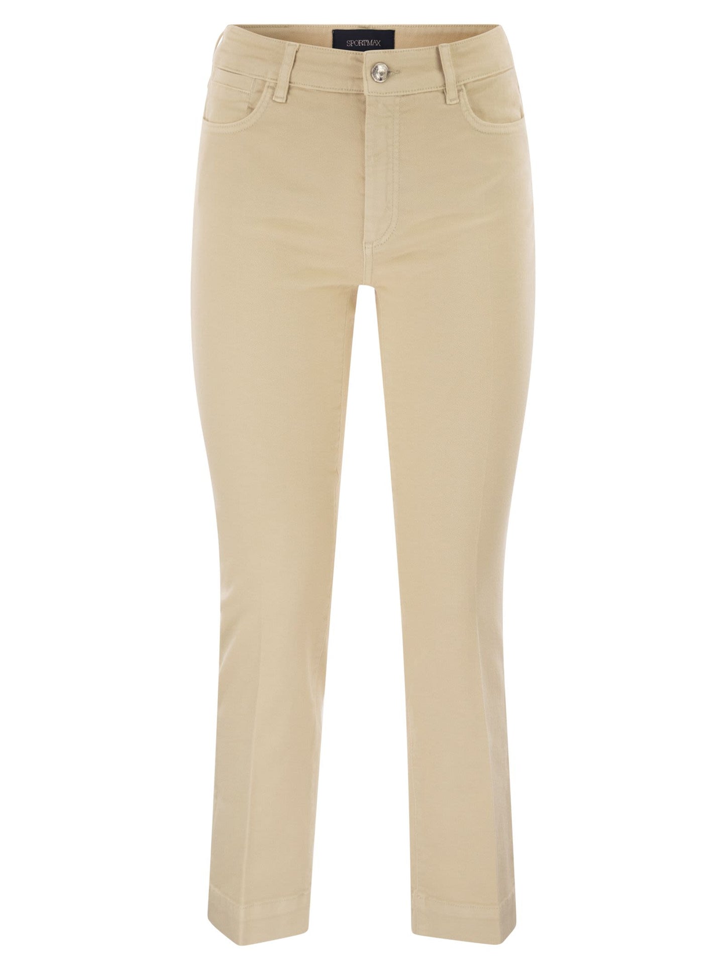 Sportmax SportMax Enna Denim Pants With Mini Flareライン - Image 1