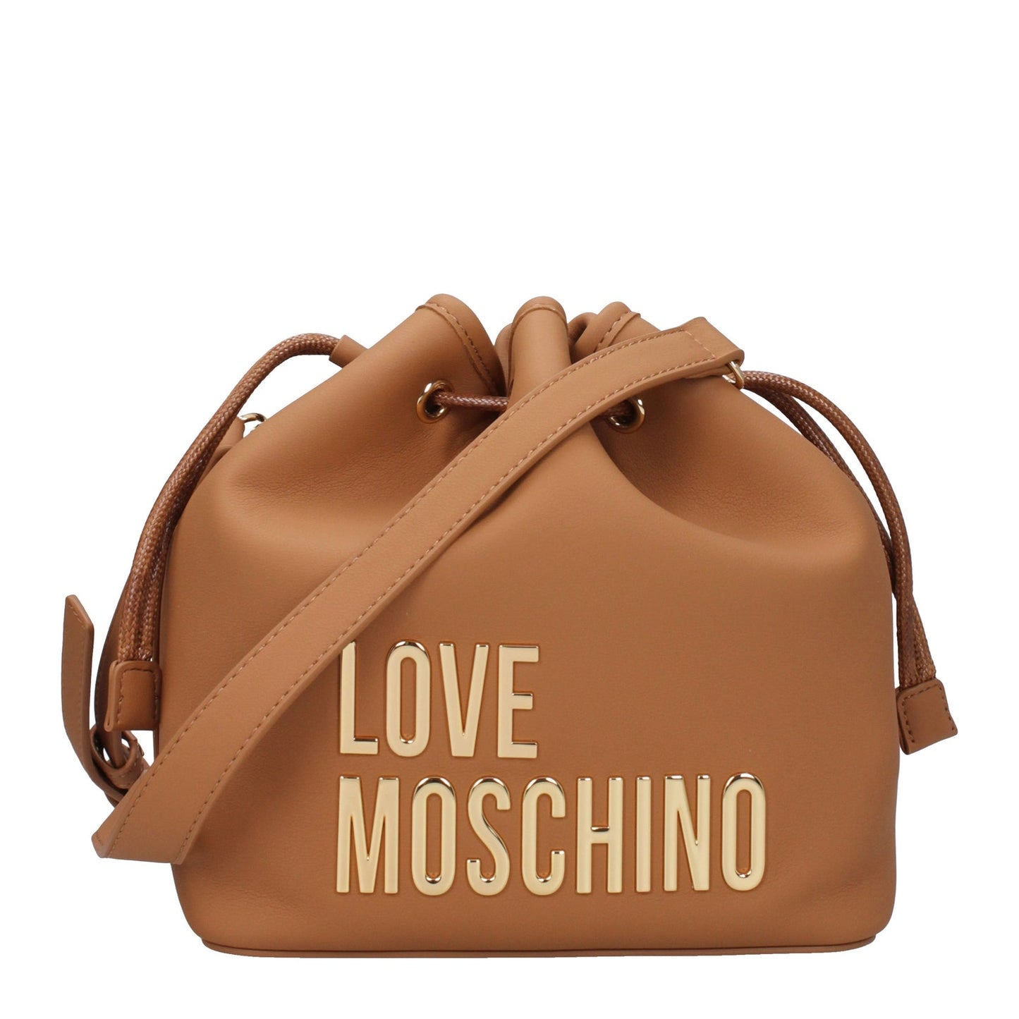 Moschino モスキーノのショルダーバッグが大好きな女性ポリウレタン茶色/ラクダ - Image 1