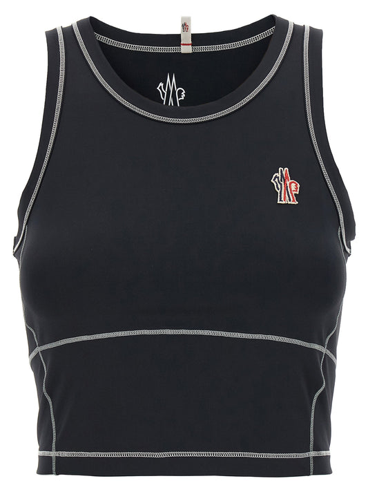 Moncler Moncler Grenoble Logo Patch Sporty Top - Image 1
