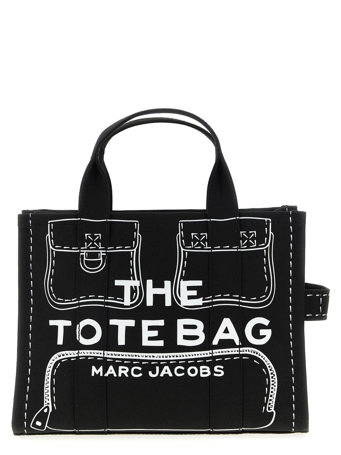 Marc マークジェイコブスのトランプ L「Oeil Cargo Canvas Medium」ハンドバッグ - Image 1