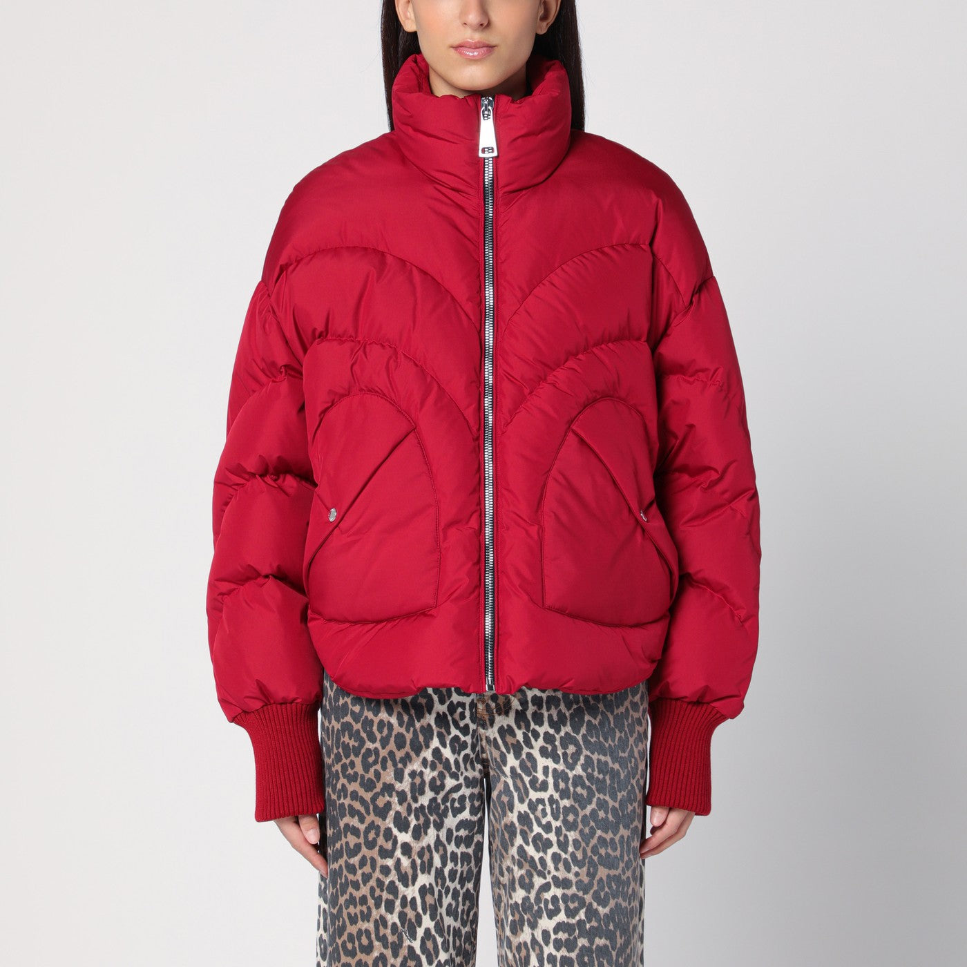 Khrisjoy Khrisjoy Red Corazon Paddedジャケット - Image 1