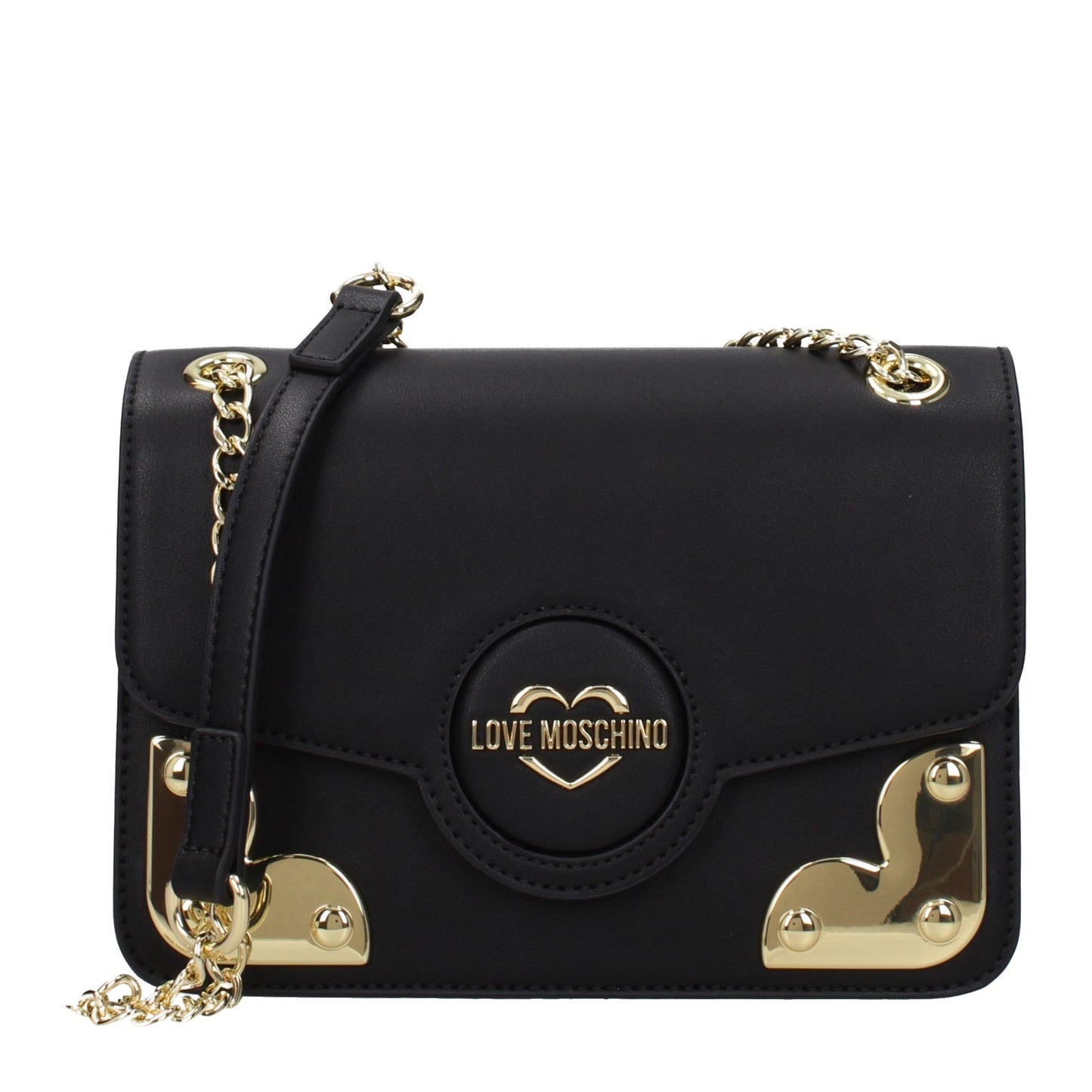 Moschino モスキーノのショルダーバッグが大好きな女性ポリウレタンブラック - Image 1