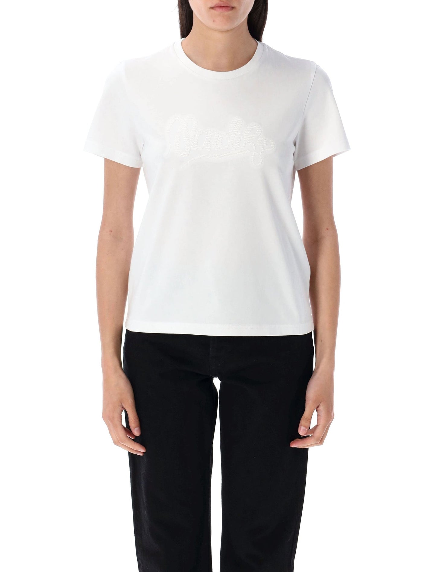 Moncler モンクラーTシャツとポロスホワイト - Image 1