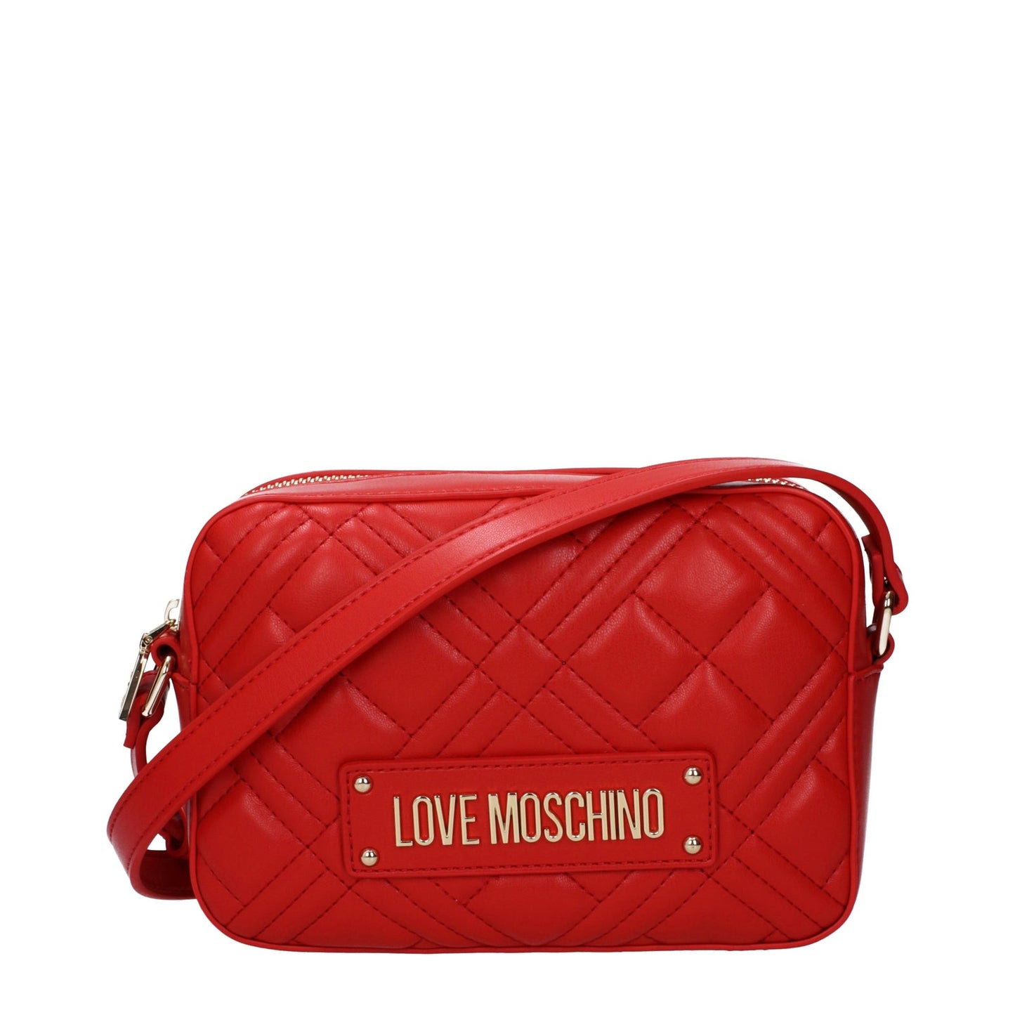 Moschino モスキーノのショルダーバッグが大好きな女性ポリウレタンレッド - Image 1
