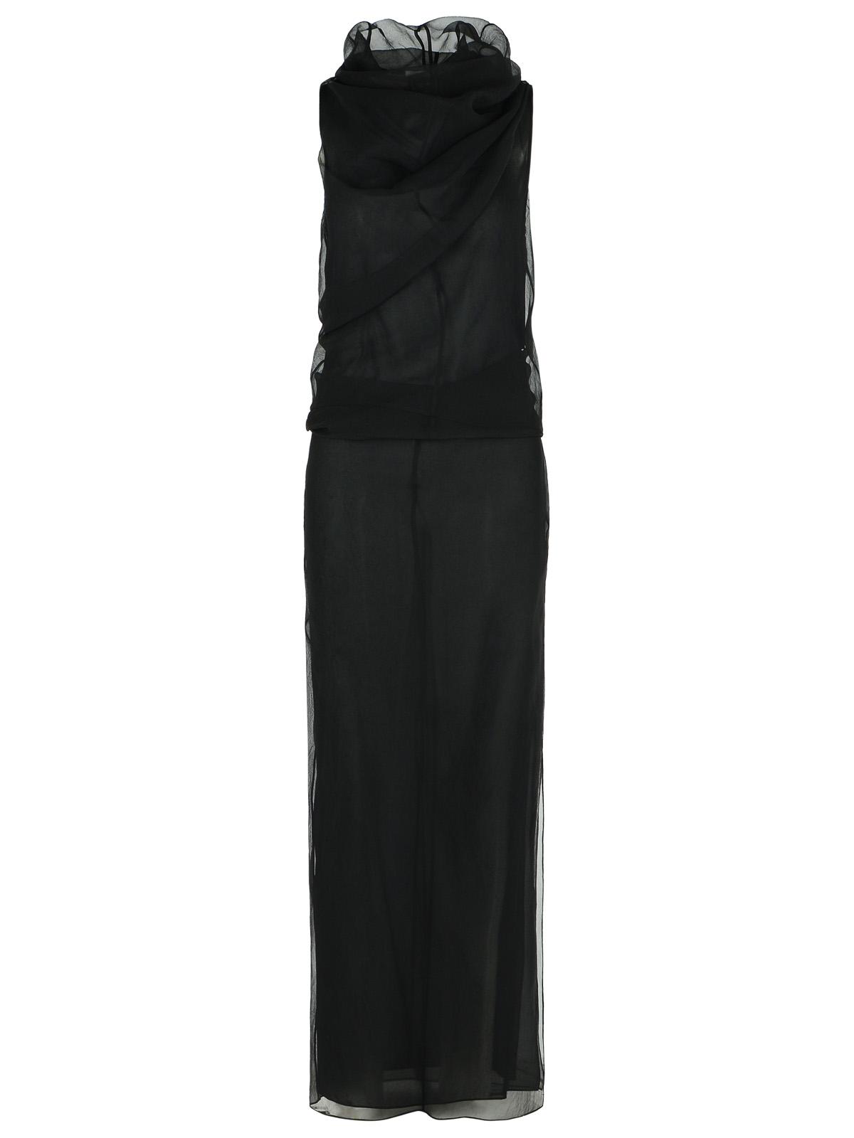 Khaite Khaite 'Jeanty'黒いシルクドレス - Image 1