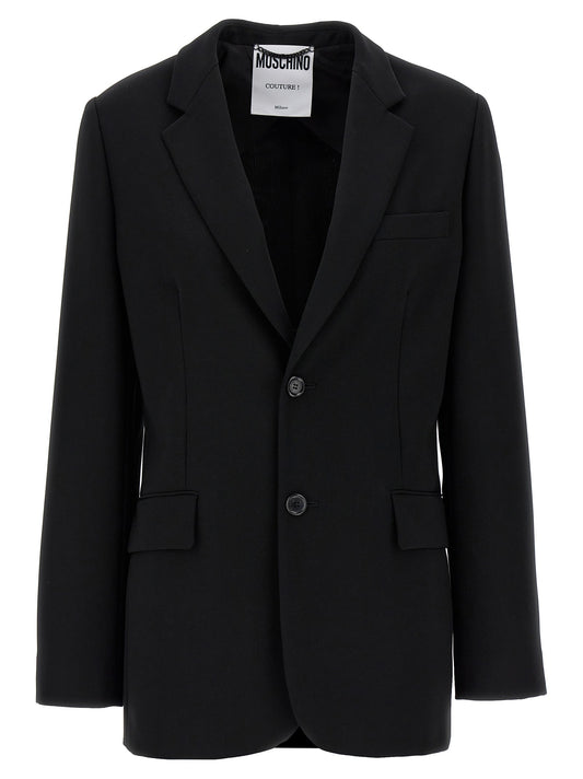 Moschino Moschinoシングル胸Martingale Blazer - Image 1