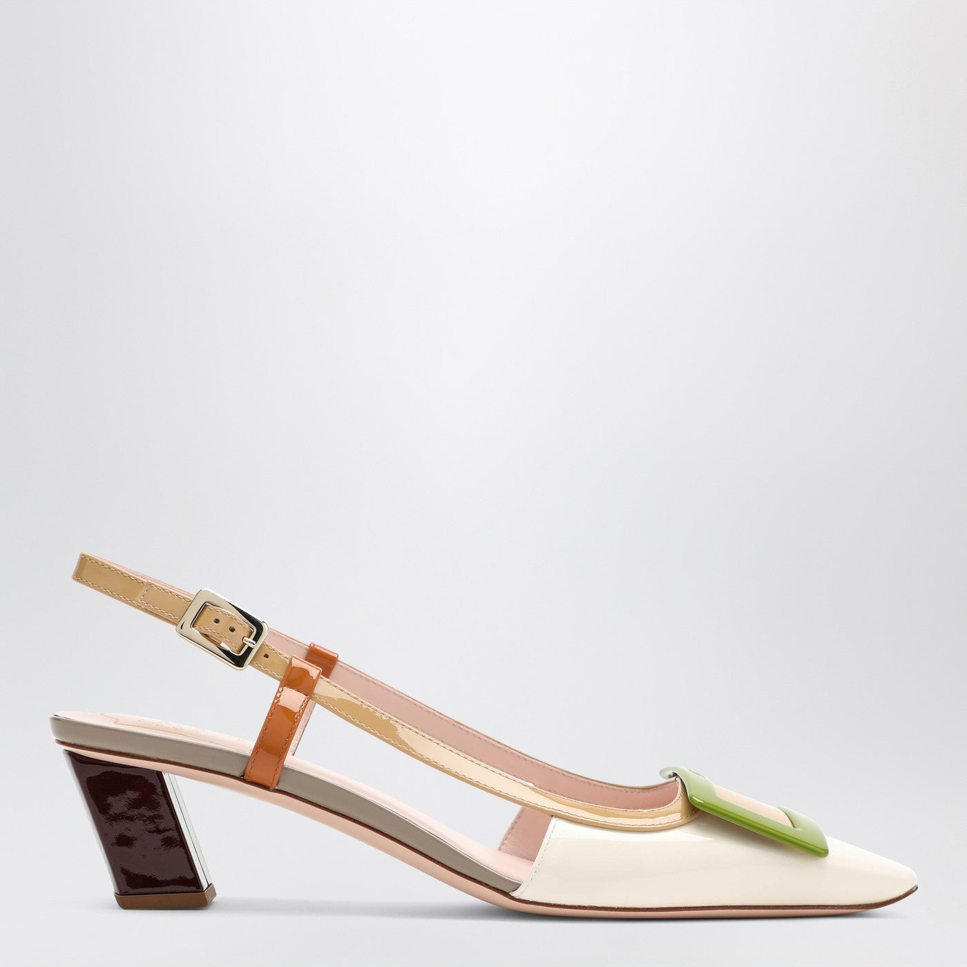 Roger Roger Vivier Belle Vivier Multicolour Patent Leather Slingback - Image 1