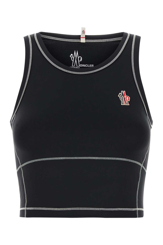 Moncler Moncler Grenoble Blackストレッチナイロントップ - Image 1