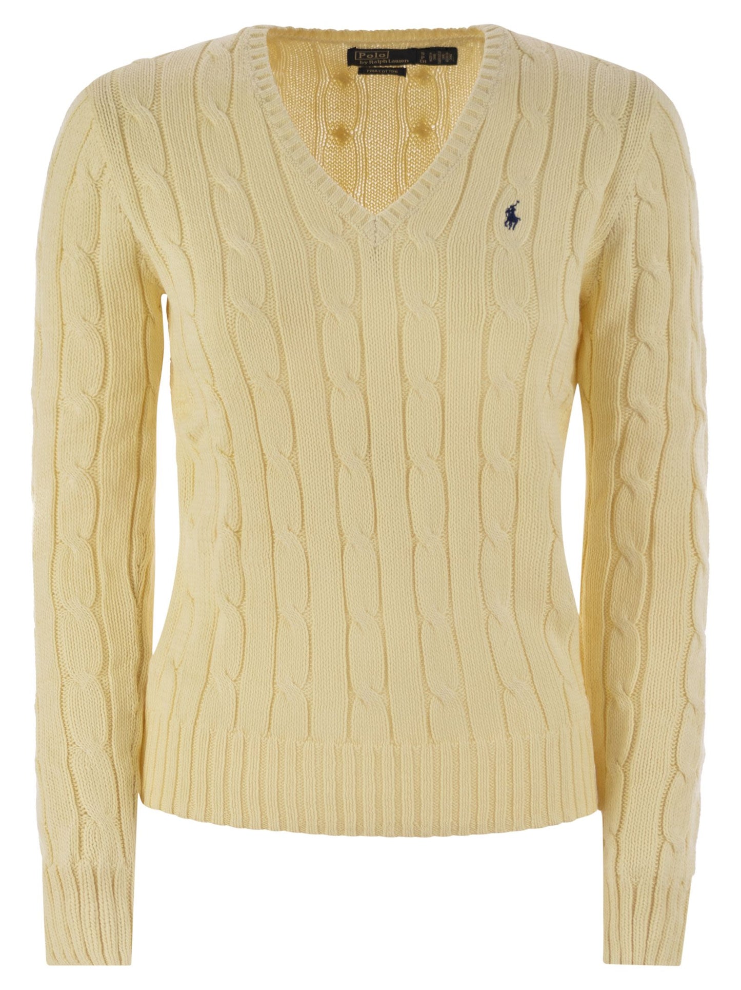 Polo Polo Ralph Lauren Plaited Cotton V Neck Seater - Image 1