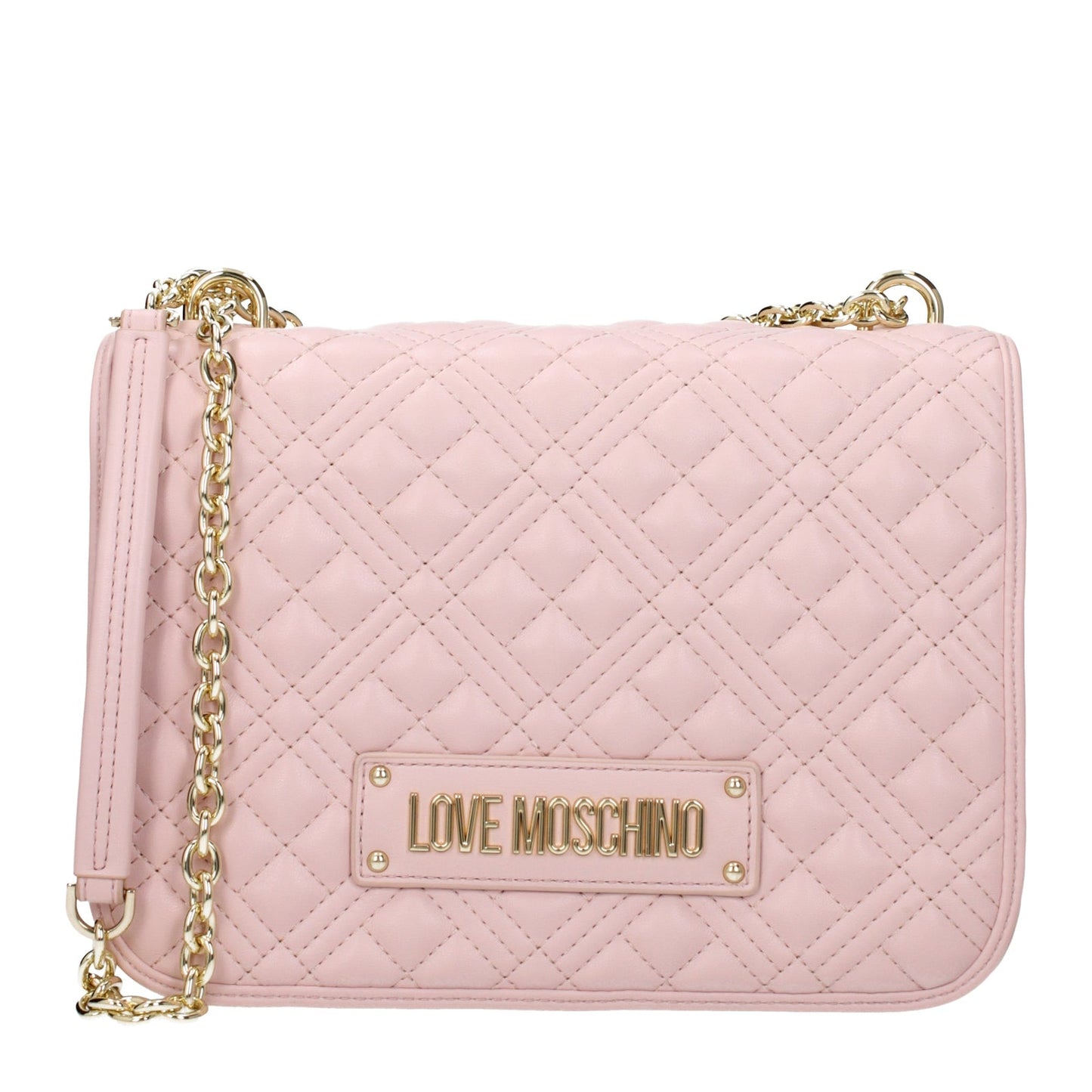 Moschino モスキーノのショルダーバッグが大好きな女性ポリウレタンピンク - Image 1