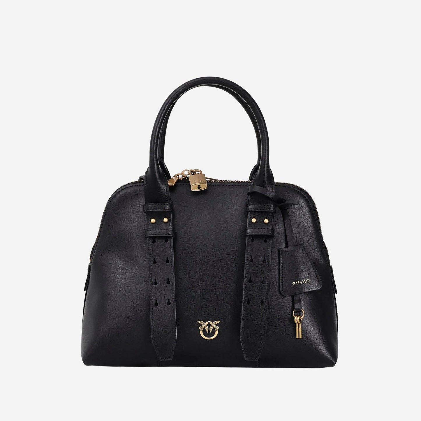 Pinko Pinko Medium Escape Leather Handbag - Image 1