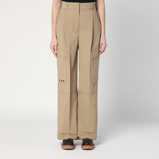 Moncler Moncler Grenoble Beige Cargo Pants - Image 1