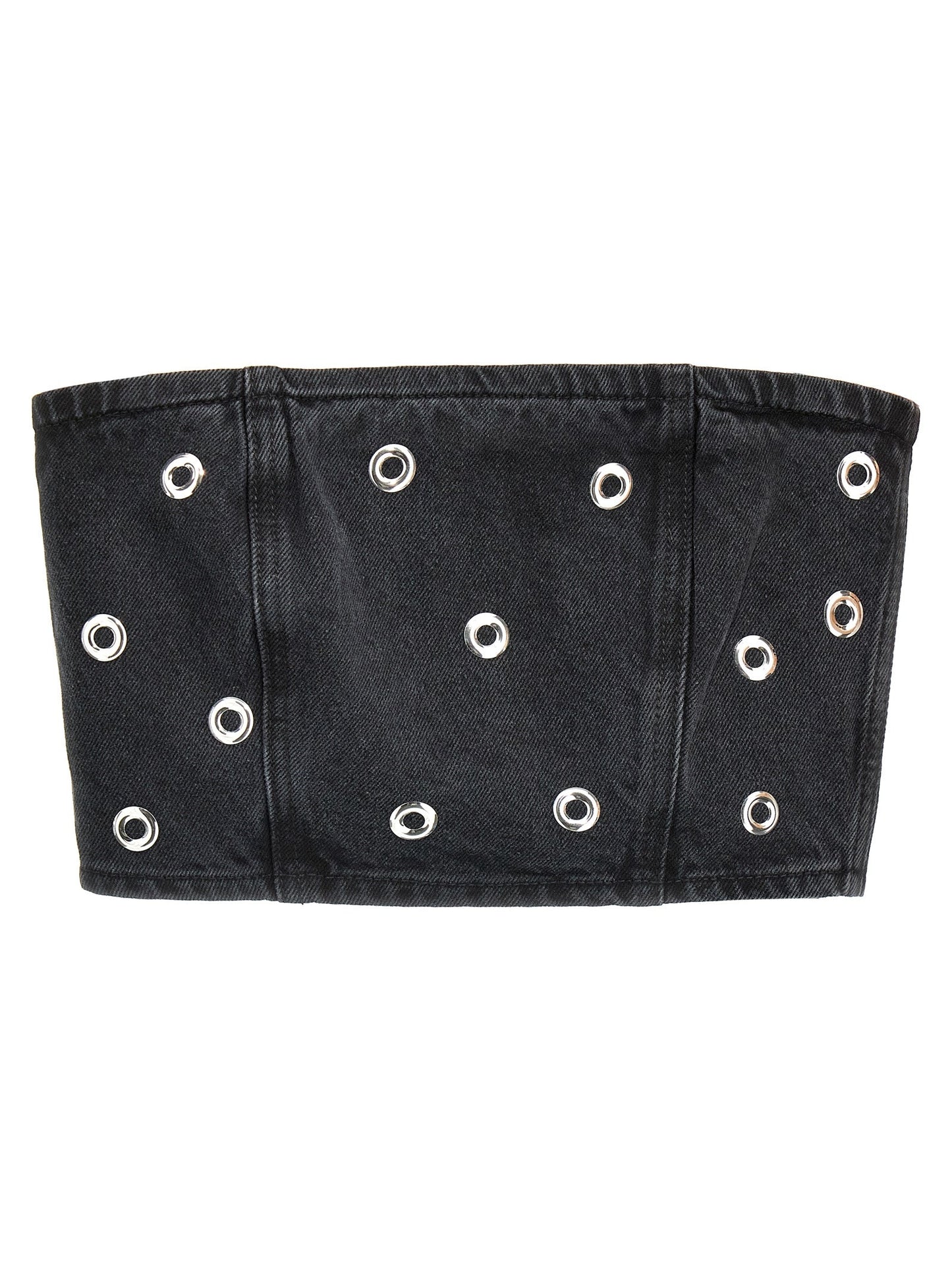 Rotate Rotate Birger Christensen 'Studded Denim' Top - Image 1
