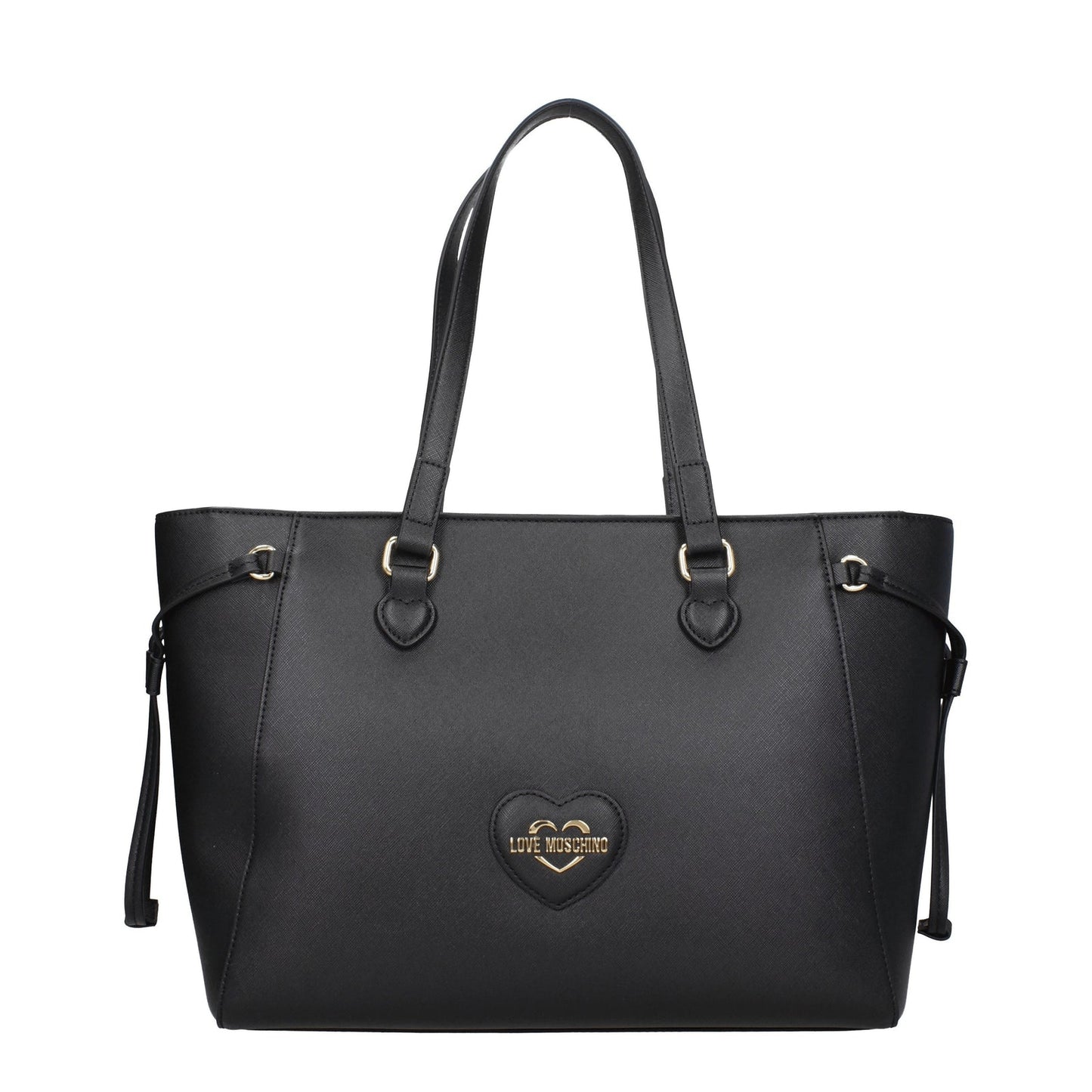 Moschino モスキーノのショルダーバッグエコ女性ポリウレタンブラックが大好きです - Image 1
