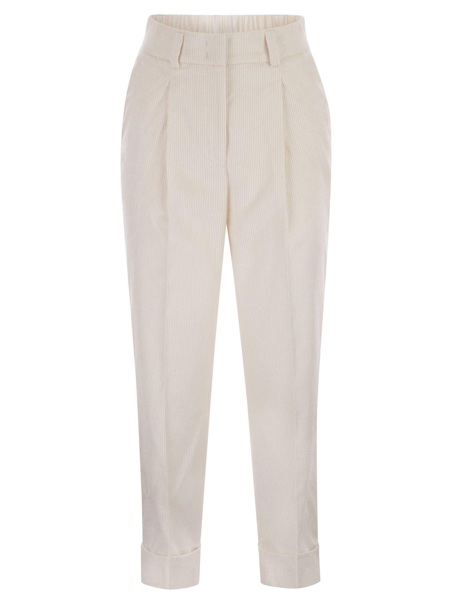Peserico Peserico 500ストライプベルベットズボン - Image 1