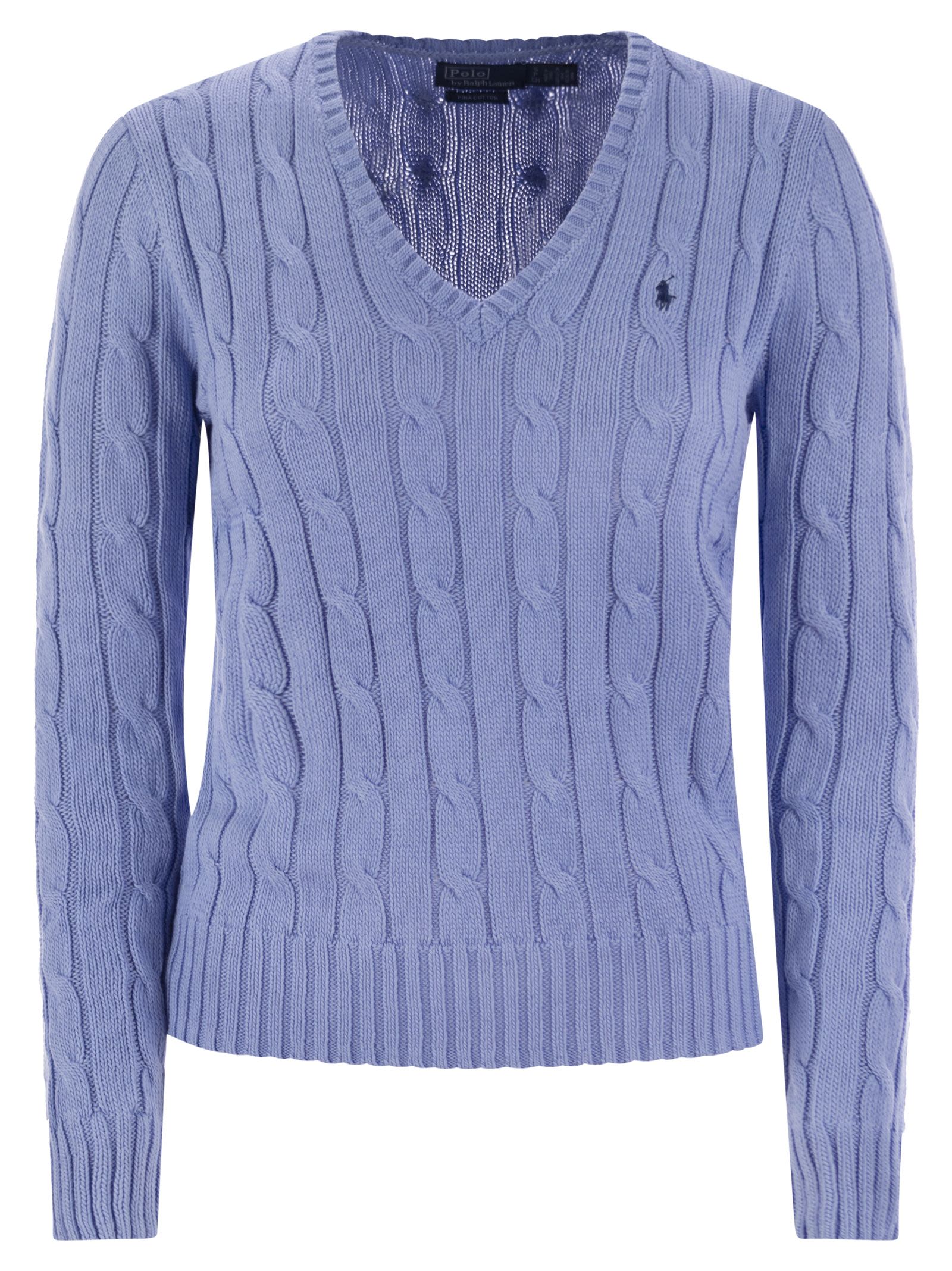 Polo Polo Ralph Lauren Plaited Cotton V Neck Seater - Image 1