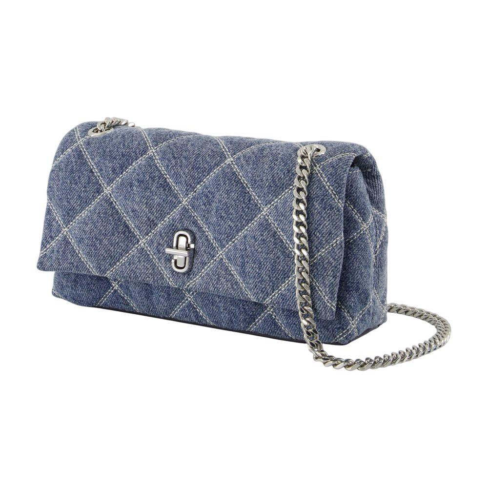 Marc チェーンマークジェイコブスコットンブルーのデュアルチェーンウォレット - Image 1