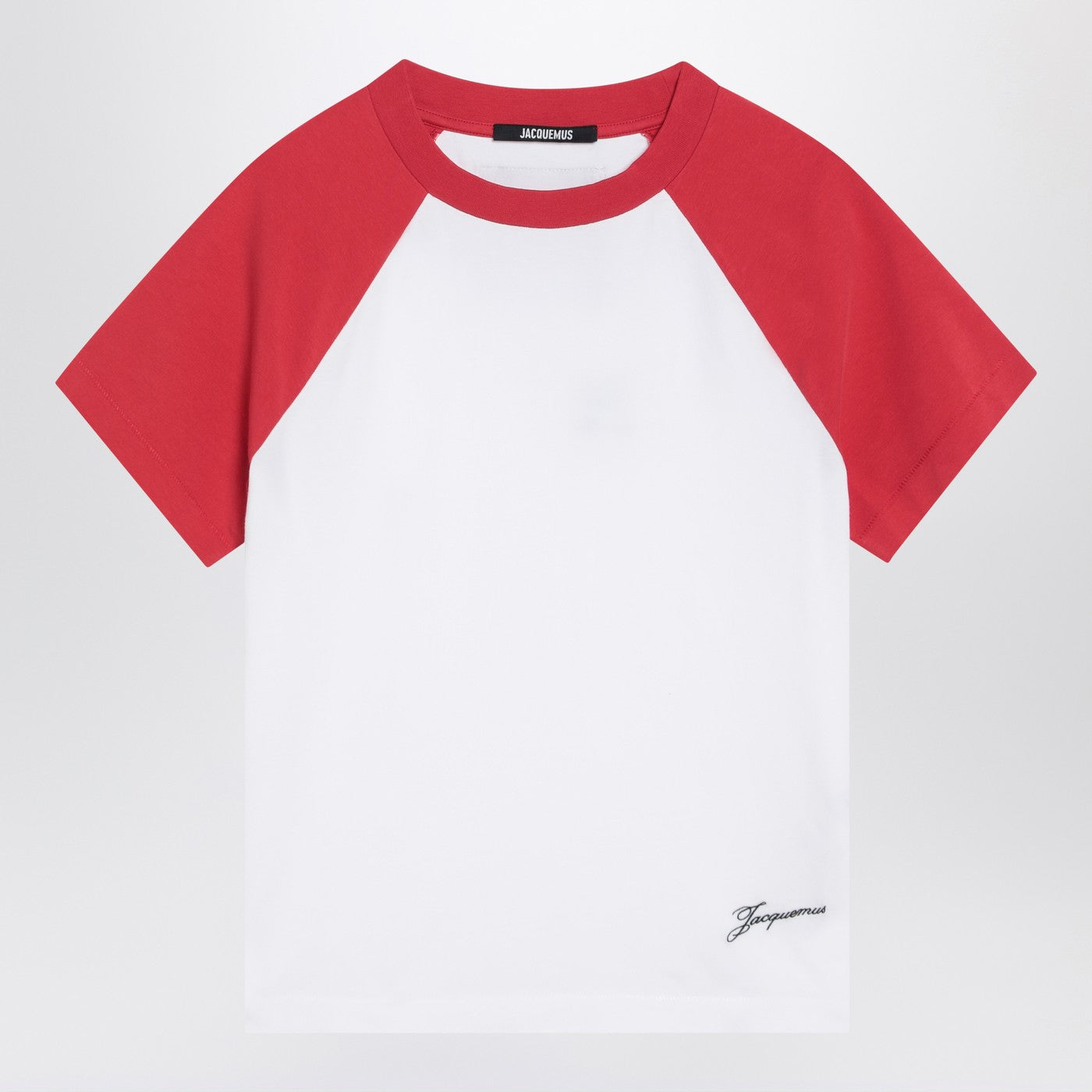 Jacquemus Jacquemus Baseball White/Red T Shirt - Image 1