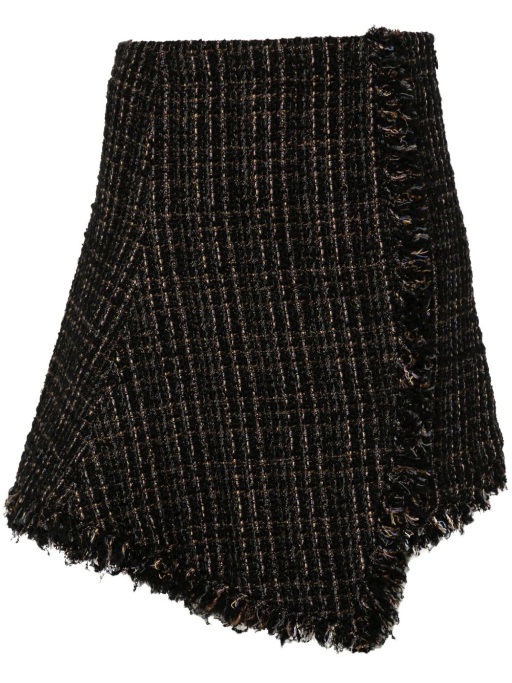 Sacai Sacai Tweedウールミニスカート - Image 1