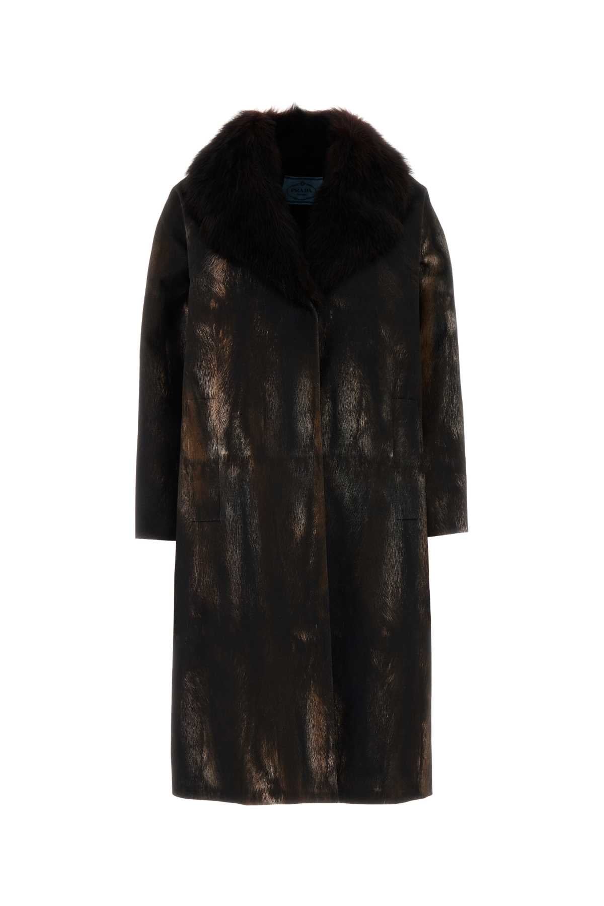 Prada プラダプリントコットンコート - Image 1