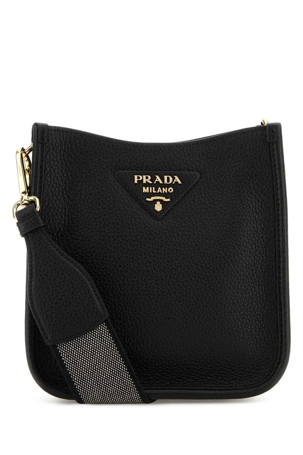Prada プラダブラックレザークロスボディバッグ - Image 1