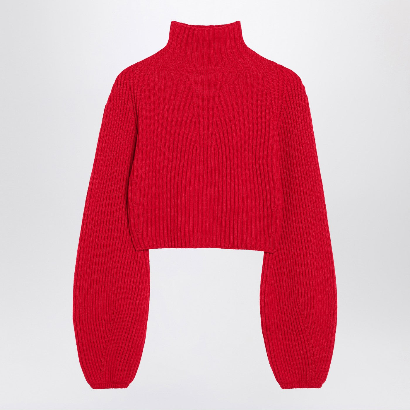 Sportmax SportMax Red Wool Turtleneckジャンパー - Image 1