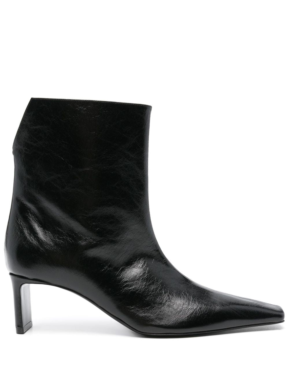 Khaite Khaite Ona Leather Ankle Boots - Image 1