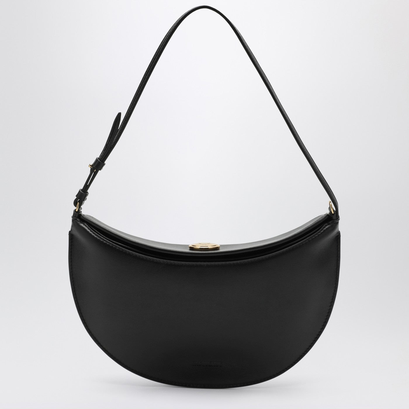 Jacquemus Jacquemus Small Ovalo Bag In Black Leather - Image 1