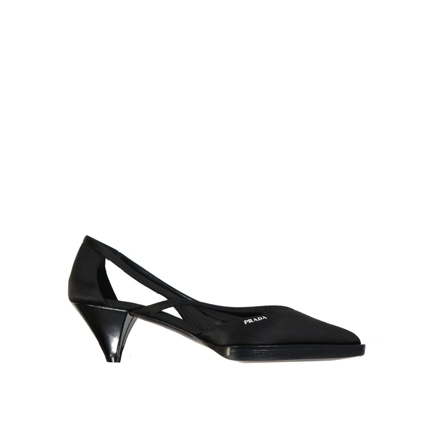 Prada プラダ55mmカットアウトサテンポンプ - Image 1