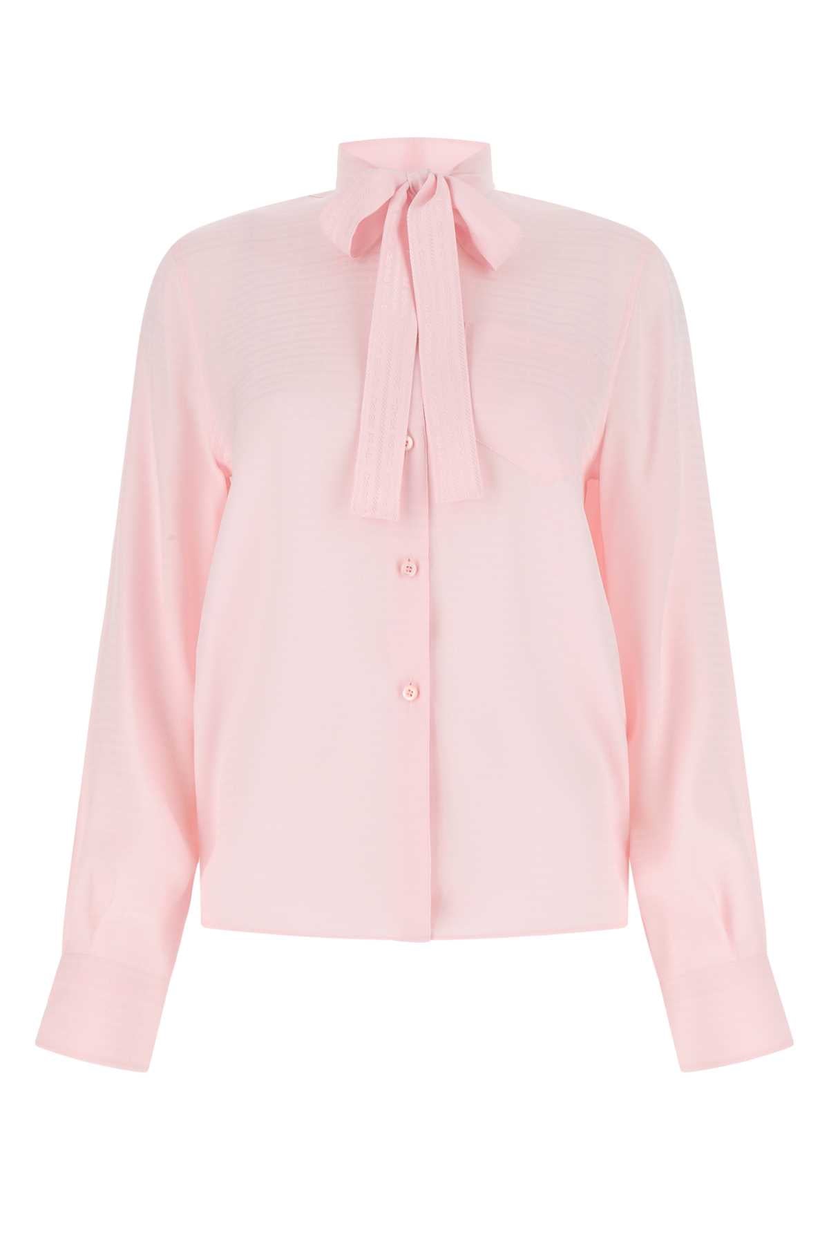 Prada プラダパステルピンククレープシャツ - Image 1