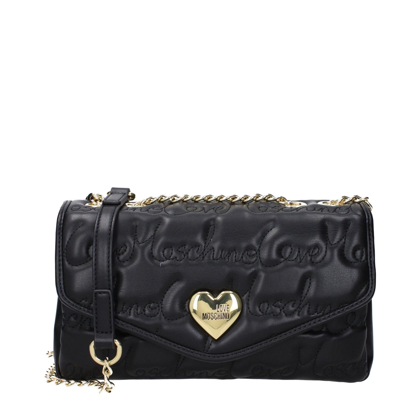 Moschino モスキーノのショルダーバッグが大好きな女性ポリウレタンブラック - Image 1