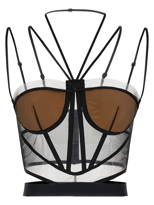 Nensi Nensi Dojaka 'Sheer Corset' Top - Image 1