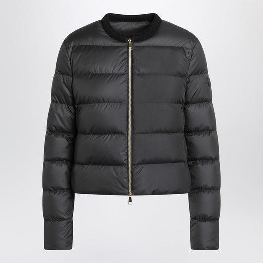 Moncler Moncler Black Short Zip Up Puffer Jacket - Image 1