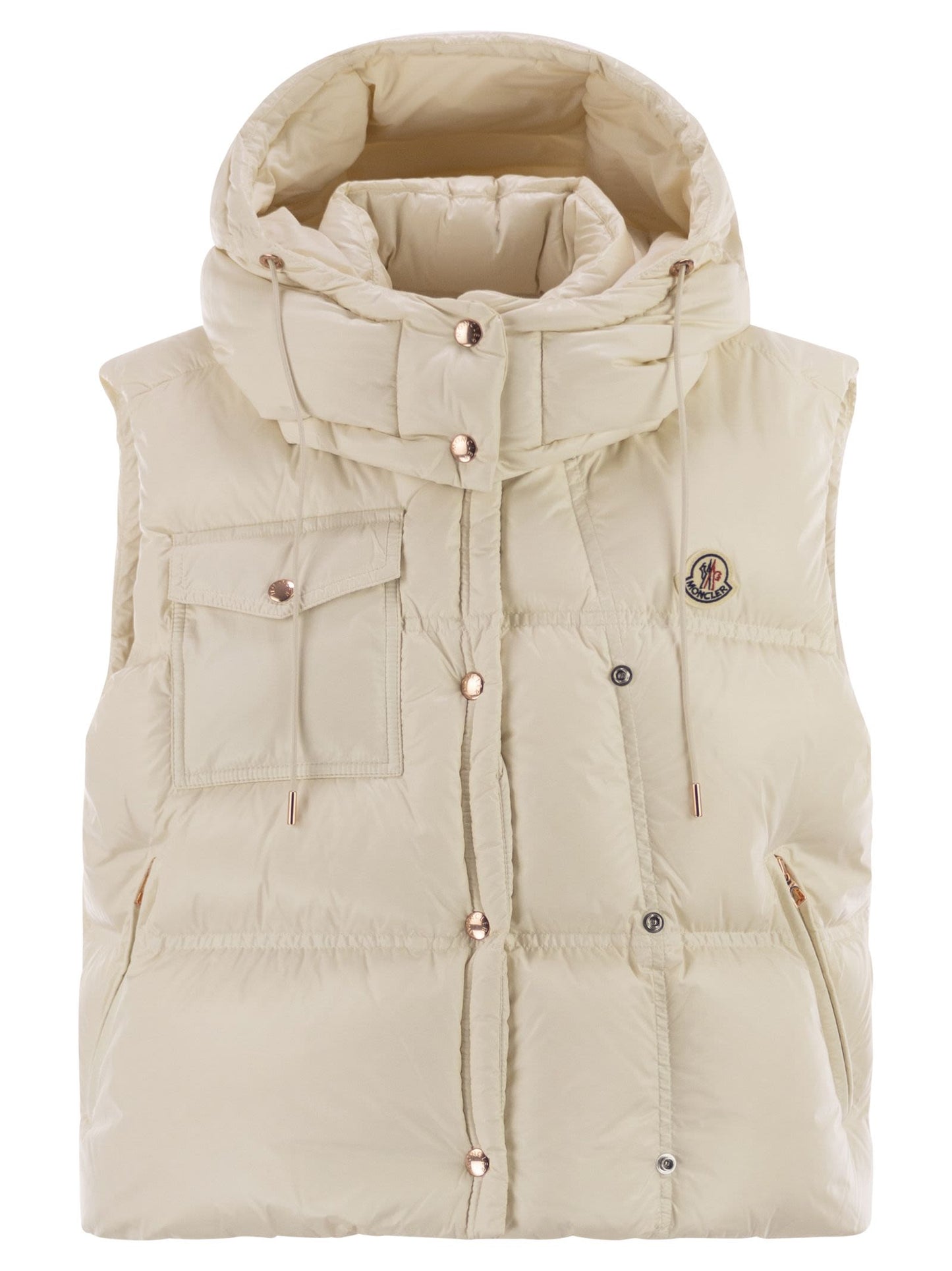 Moncler モンクレールパリオパッド入りベストでフード - Image 1