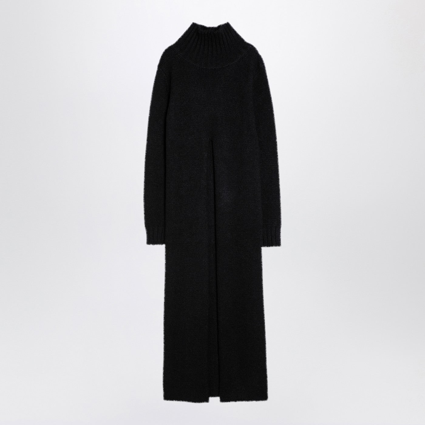 Jil Jil Sander Long Black Alpaca Turtleneckドレス - Image 1