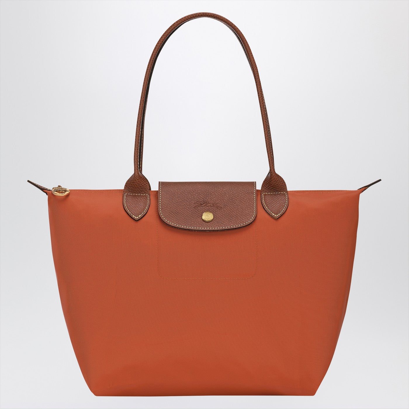 Longchamp Longchamp Brick Coloured Le Pliage Original M Bag - Image 1