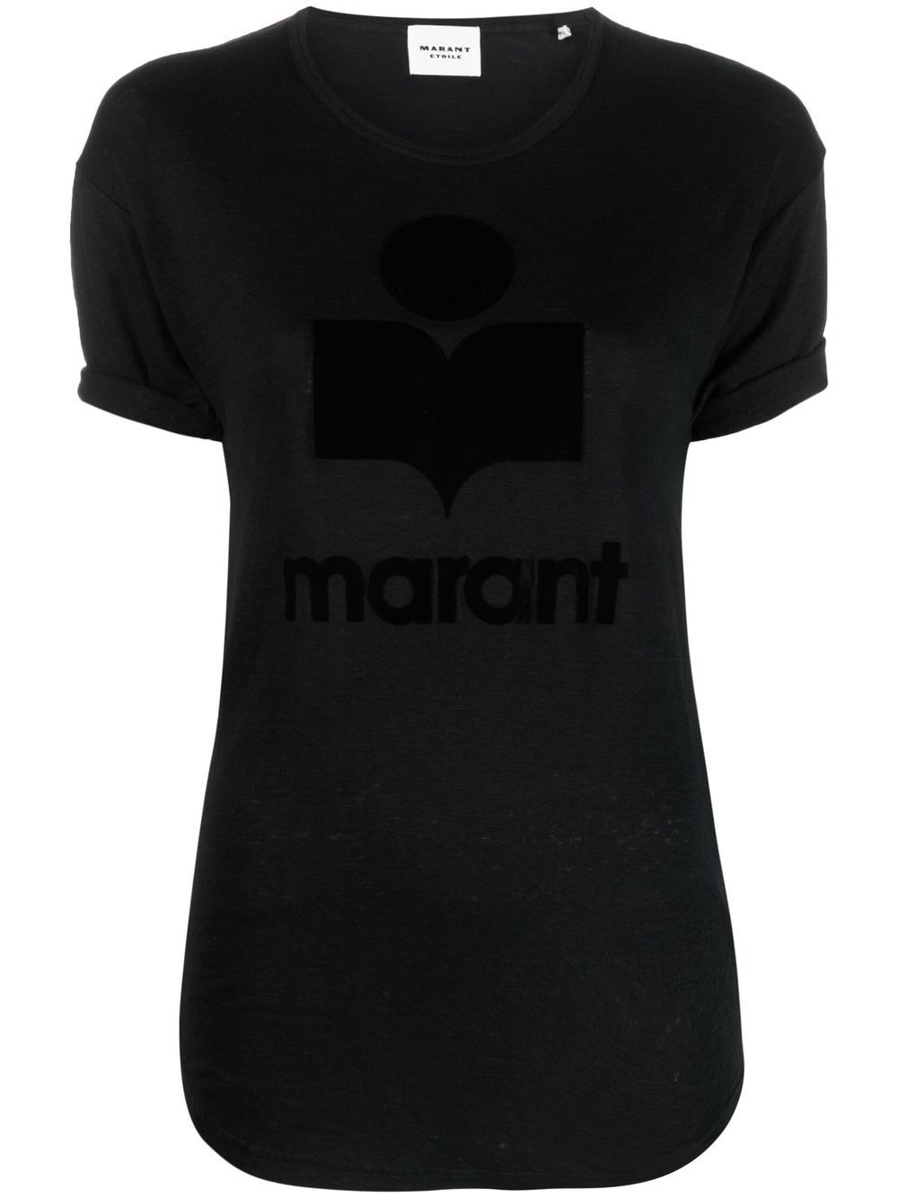 Marant Marant Etoile KoldiロゴリネンTシャツ - Image 1