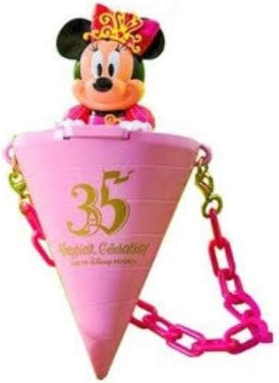 Minnie Mouse Disneyland 35th Anniversary Souvenir Mini Snack Case, Tokyo Disney Resort Exclusive Cracker Shaped
