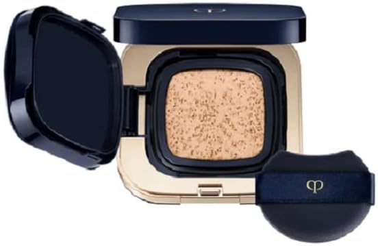 Shiseido Clé de Pauvote Tan Cushion Eclat Luminu Ochre 10 (Refill) with Puff, 0.5 oz (15 g) (One Per Person Only)