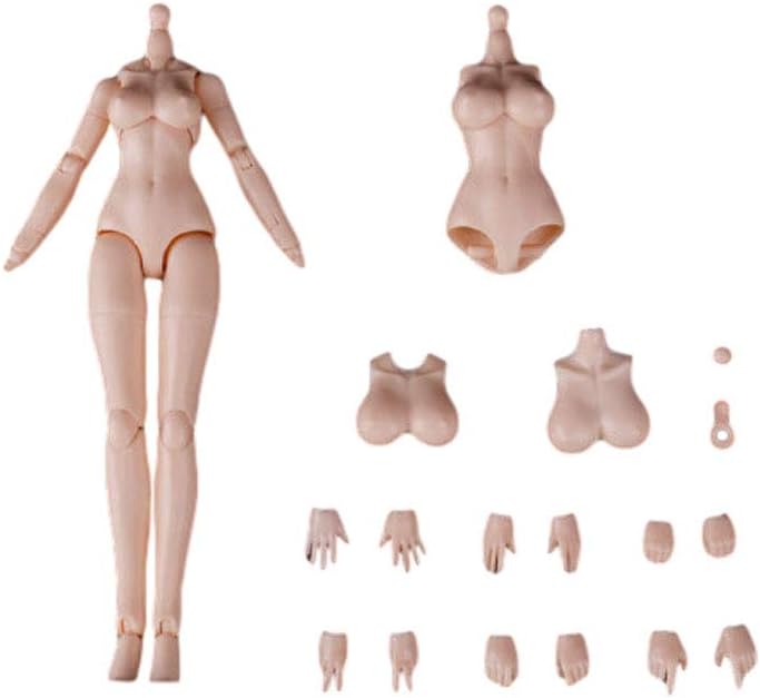 "AC" Gomido 1/12 Armored Girl Plastic Model Body Set, Unassembled