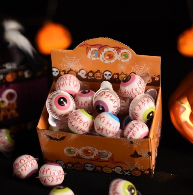 Seikaoen Halloween Gummies, Pumpkin Gummies, Assorted, Sweets, Gifts, Individual Packaging, Earth Gummies, Candy (Set of 20)