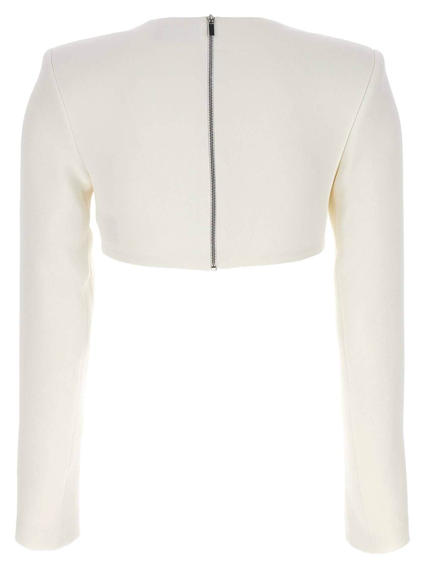 David Koma デビッド・コマ・トップ「3 Dクリスタルチェーンと四角い首」 - Image 1