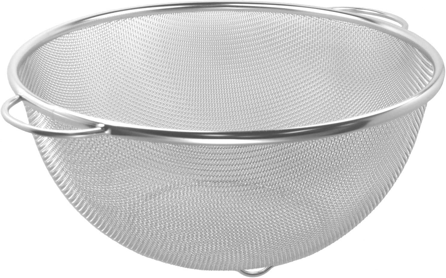 Nagao Tsubamesanjo Colander, Outer Diameter 8.7 inches (22 cm), 18-8 Stainless Steel, Made in Japan